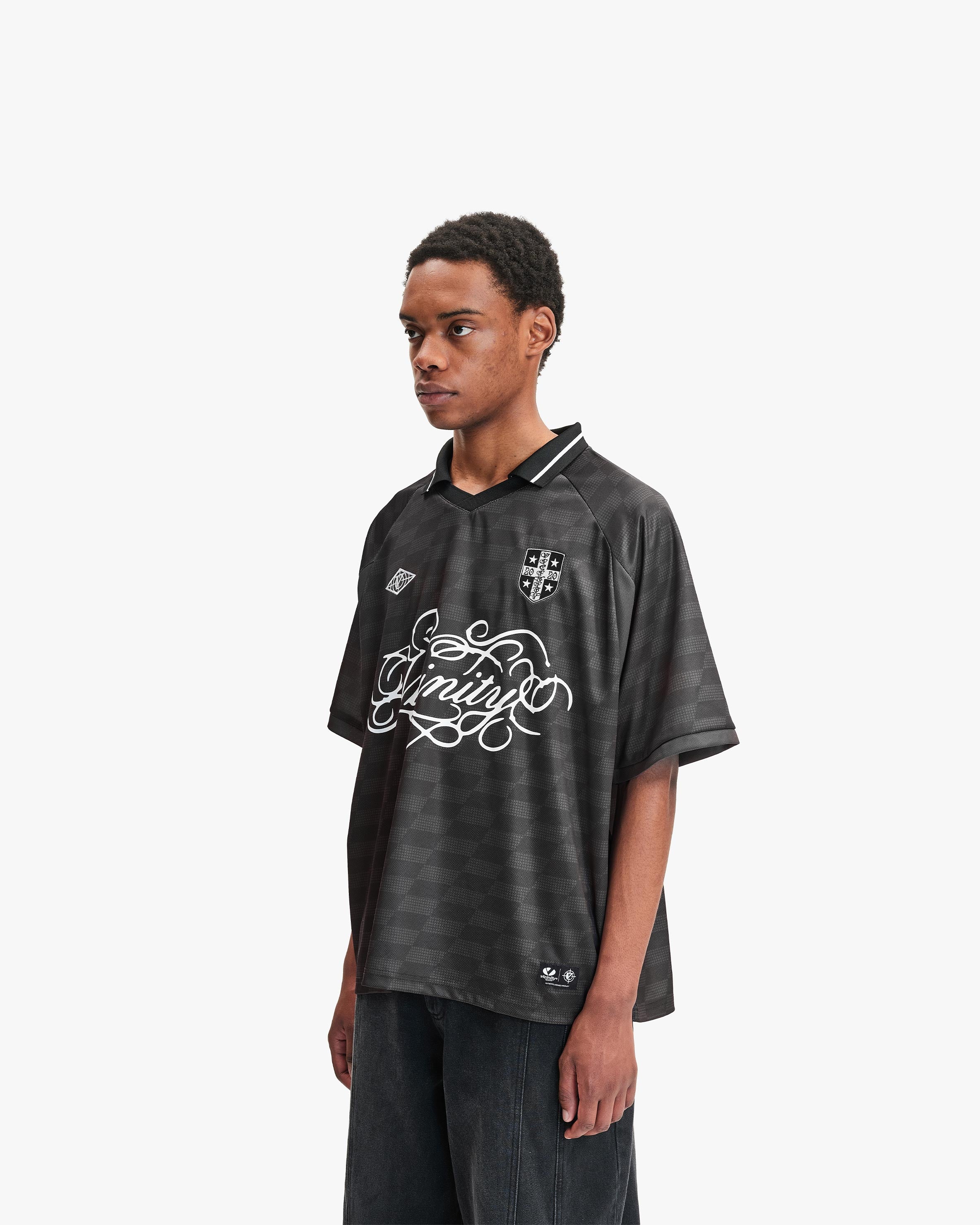 CHECKERED BW JERSEY BLACK